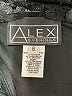 Alex Evenings 100% Polyester Black Cocktail Dress Size 6 - photo 7