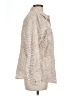Chico's 100% Cotton Chevron-herringbone Tan Long Sleeve Blouse Size Lg (2) - photo 4