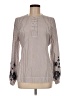 J.Crew 100% Cotton Gray Long Sleeve Blouse Size M - photo 1