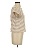 Lilla P Stripes Tan Short Sleeve T-Shirt Size S - photo 4