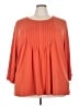 Ruby Rd. Orange 3/4 Sleeve T-Shirt Size 3X - photo 1