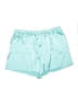 ELOQUII 100% Polyester Metallic Teal Shorts Size 22 Plus - photo 1