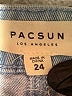 PacSun 100% Cotton Blue Denim Skirt Size 24 waist - photo 4