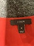 J.Crew 100% Polyester Burgundy Short Sleeve Blouse Size 10 - photo 7