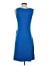 Assorted Brands 100% Rayon Solid Blue Casual Dress Size S - photo 2