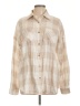 Ott Plaid Ivory Long Sleeve Button-Down Shirt Size L - photo 1