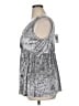 Torrid Silver Sleeveless Blouse Size 1X Plus (1) - photo 5