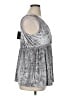 Torrid Silver Sleeveless Blouse Size 1X Plus (1) - photo 4