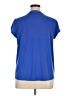 Dana Buchman Blue Short Sleeve Blouse Size XL - photo 2