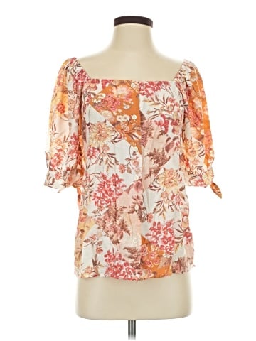 LC Lauren Conrad 3/4 Sleeve Blouse (view 1)