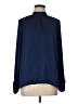 Banana Republic 100% Polyester Blue Long Sleeve Blouse Size L - photo 1