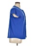 Dana Buchman Blue Short Sleeve Blouse Size XL - photo 4