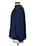 Banana Republic 100% Polyester Blue Long Sleeve Blouse Size L - photo 5