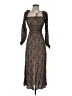 AFRM 100% Rayon Animal Print Brown Casual Dress Size S - photo 1