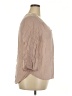 DR2 100% Rayon Tan 3/4 Sleeve Blouse Size XL - photo 4