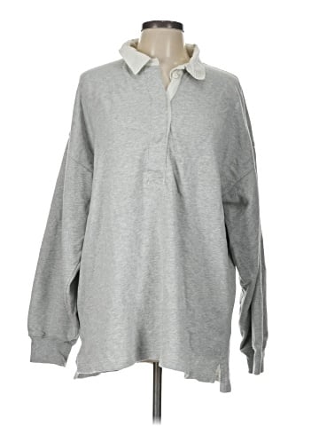 Aerie Long Sleeve Button-Down Shirt (view 1)