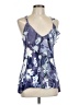 One September Blue Sleeveless Blouse Size L - photo 1