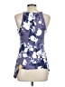 One September Blue Sleeveless Blouse Size L - photo 2