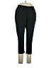 Woman Within Solid Black Active Pants Size 14 Petite (M) - photo 1