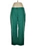 J.Jill Solid Green Casual Pants Size 14 - photo 1
