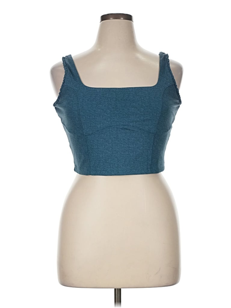 Pre-owned Travis Mathew Tube Top Teal Scoop Neck Tops