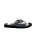 Yellow Box Black Flip Flops Size 10 - photo 1
