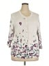 Roz & Ali Ivory Cardigan Size 2X - photo 1