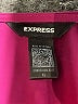 Express 100% Polyester Burgundy Short Sleeve Blouse Size XL - photo 7