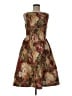 Shein 100% Polyester Paisley Brown Cocktail Dress Size M - photo 1