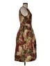 Shein 100% Polyester Paisley Brown Cocktail Dress Size M - photo 4