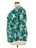 Just My Size Teal 3/4 Sleeve Blouse Size 4X Plus - photo 5