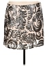 1.State 100% Polyester Paisley Silver Formal Skirt Size L - photo 1