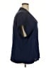 Gap Blue Short Sleeve Blouse Size XXL - photo 4