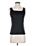 St. John Caviar Black Sleeveless Top Size P (petite) - photo 1