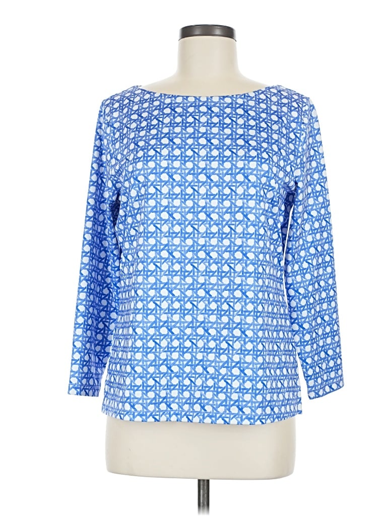 Pre-owned Vineyard Vines 3/4 Sleeve T-shirt In Blue