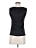 St. John Caviar Black Sleeveless Top Size P (petite) - photo 2