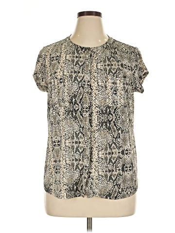 Dana Buchman Short Sleeve Blouse (view 1)