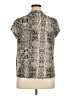 Dana Buchman Animal Print Ivory Short Sleeve Blouse Size XL - photo 2