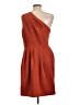 Halston Heritage 100% Polyester Orange Cocktail Dress Size 12 - photo 2
