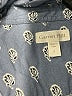 Garnet Hill Paisley Blue Long Sleeve Button-Down Shirt Size 2 - photo 7