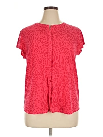 Dana Buchman Short Sleeve Blouse (view 1)