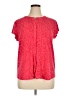 Dana Buchman Red Short Sleeve Blouse Size XL - photo 1