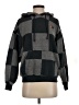Aviator Nation Checkered-gingham Gray Pullover Hoodie Size XS - photo 1
