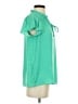 Maison d' Amelie 100% Polyester Green Short Sleeve Blouse Size XS - photo 4