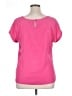 Worthington 100% Polyester Pink Short Sleeve Top Size XL Petite - photo 2
