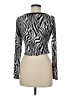 Shein Black Long Sleeve Top Size 6 - photo 2