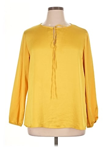 Kasper Long Sleeve Blouse (view 1)