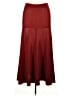 Peruvian Connection Solid Burgundy Casual Skirt Size XL - photo 1