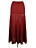 Peruvian Connection Solid Burgundy Casual Skirt Size XL - photo 2