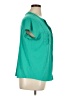 Dana Buchman Teal Short Sleeve Blouse Size XL - photo 4